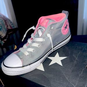 Converse Pink/Gray Only worn once